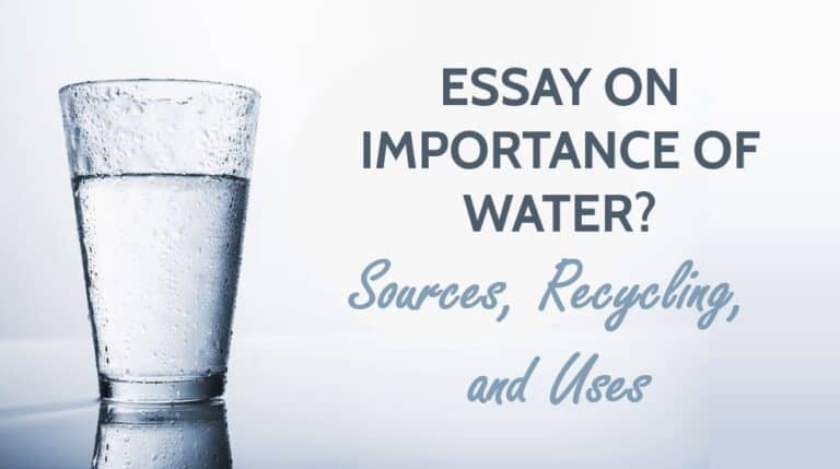 importance of water essay introduction