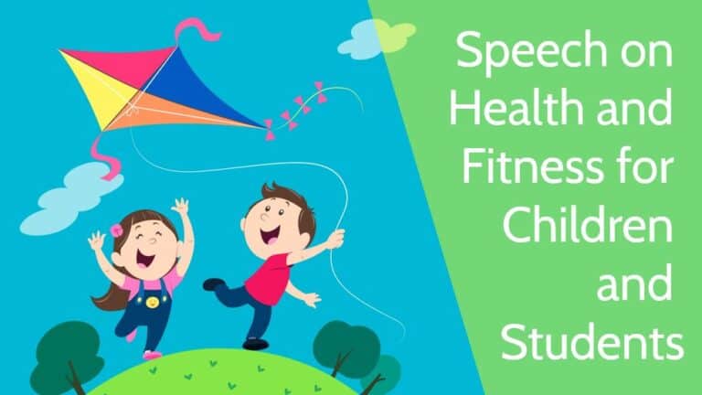 short speech on health and fitness