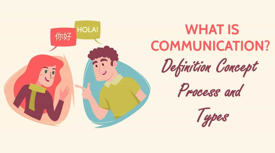 What is Communication? Definition, Concept, Process, & Types
