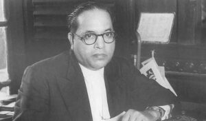 The principal architect of Indian constitution and freedom fighter B R Ambedkar