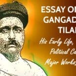 Essay on Bal Gangadhar Tilak For Students and Children in 1000 Words