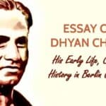 Essay on Dhyan Chand, His Early Life, Career, History in Berlin Olympics