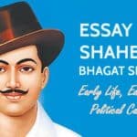 Essay on Shaheed Bhagat Singh for Students & Children in 1000+ Words