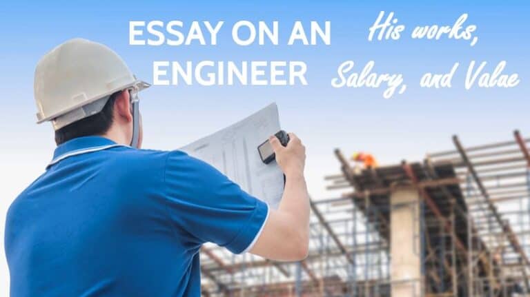 essay on engineer for class 3