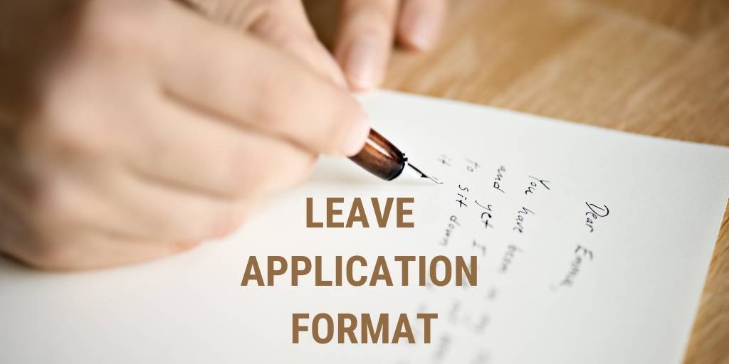 Leave Application Format: Sick Leave for School, College, Office