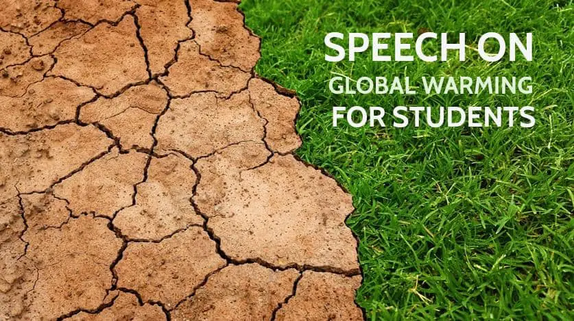 speech writing global warming