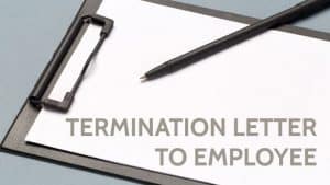 Termination Letter to Employee with Sample Formats