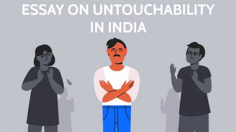 untouchability essay in 200 words