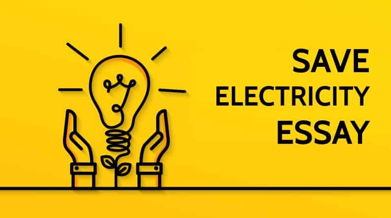 how to save electricity essay