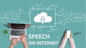speech on the internet