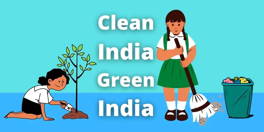 creative writing on clean india green india